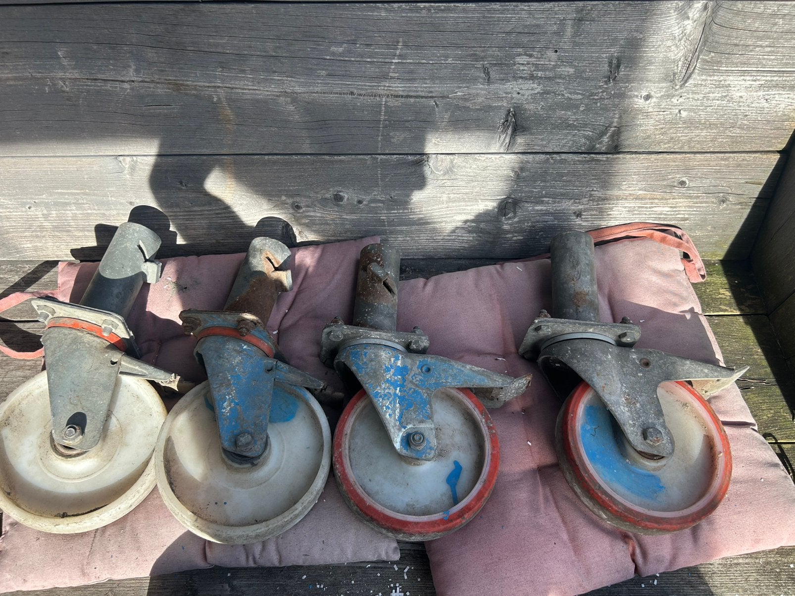 Steigerwielen voor 48,3mm (Merk tente), Doe-het-zelf en Verbouw, Ophalen of Verzenden, Zo goed als nieuw, Overige typen, Minder dan 2 meter