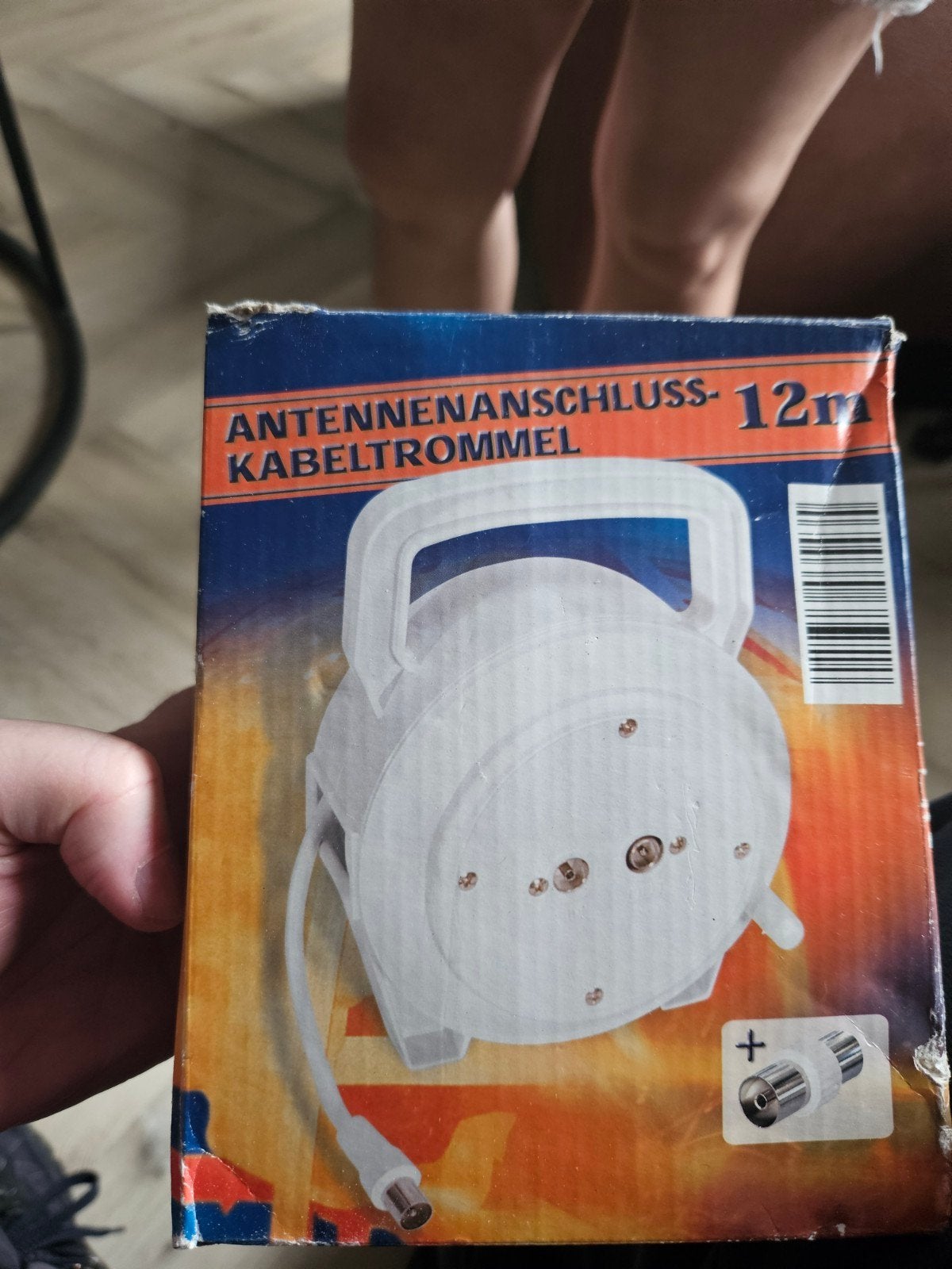Antenne verlengkabel 12 meter op kabeltrommel, Audio, Tv en Foto, Audiokabels en Televisiekabels, Ophalen of Verzenden, Nieuw