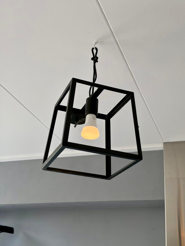 KARWEI Hanglamp Milas zwart, Industrieel/landelijk, Ophalen of Verzenden, Zo goed als nieuw, Metaal