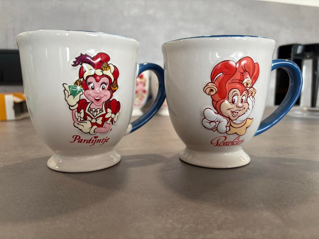 Mokken DE Efteling - Pardoes en Pardijntje (250 jaar), Ophalen of Verzenden, Zo goed als nieuw, Gebruiksvoorwerp