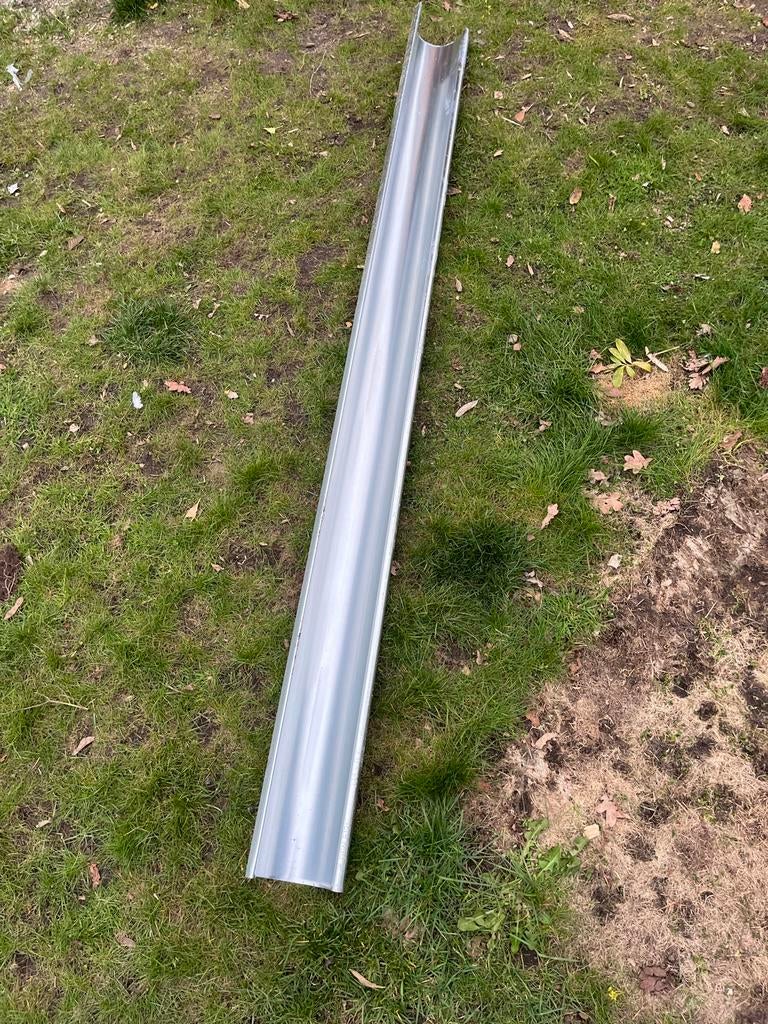 Zinken goot reststuk 2,16 meter M333, Ophalen, 2 tot 4 meter, Nieuw, Zink