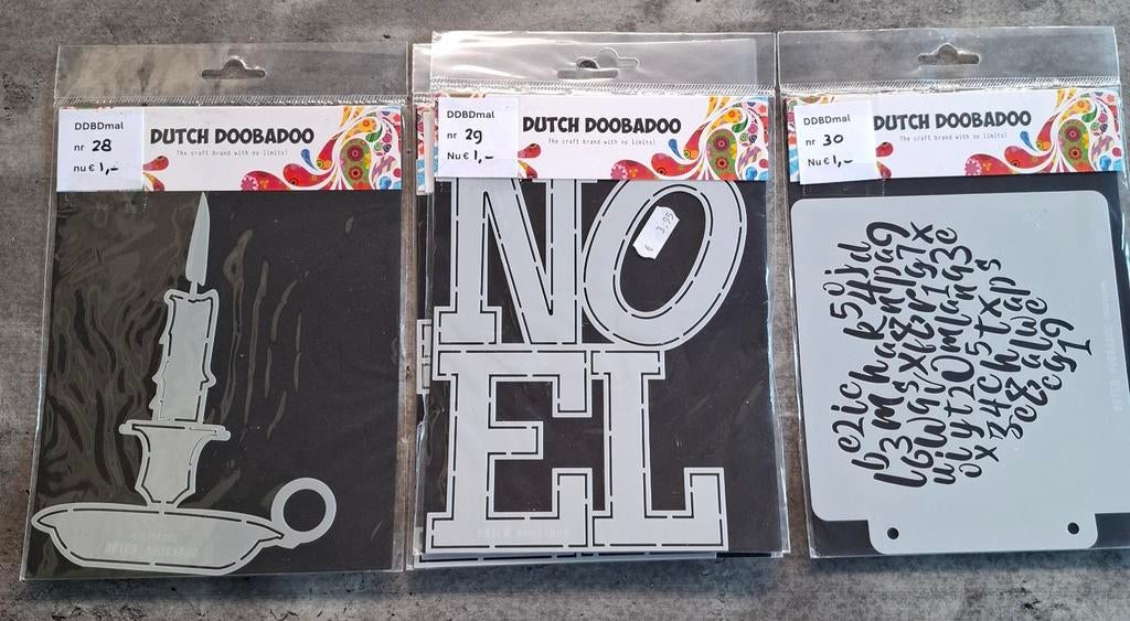 DUTCH DOOBAADOO MALLEN NIEUW.  NU € 1.00 PER STUK, Ophalen of Verzenden, Nieuw, Overige thema's, Pons of Mal