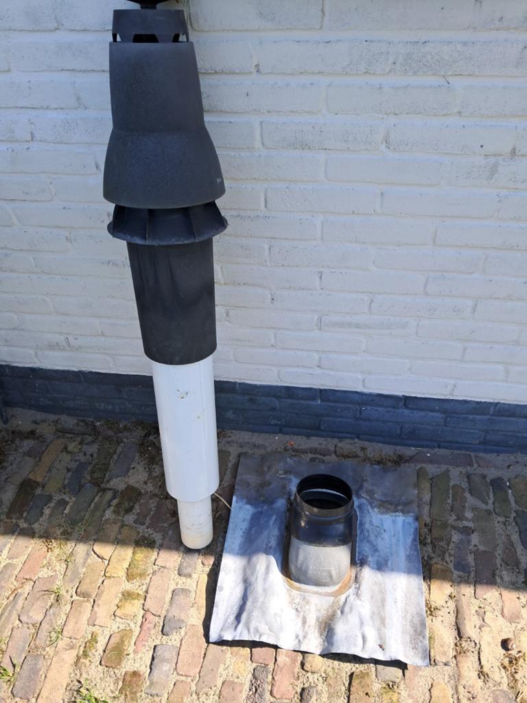 dakdoorvoer cv, Ophalen, Gebruikt, Ventilator en Afzuiger