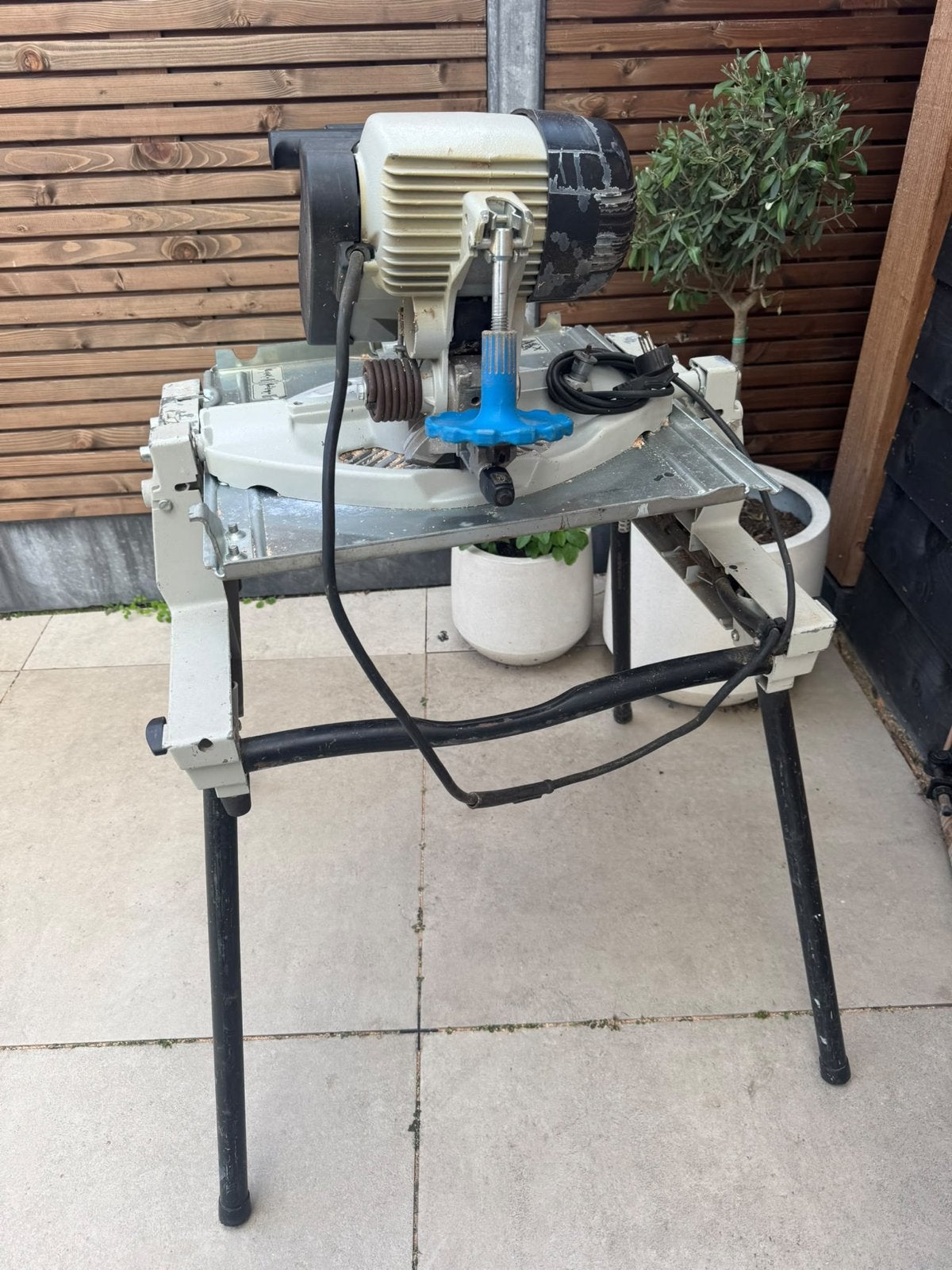 Elu Afkortzaag - Krachtige Zaagmachine, Doe-het-zelf en Verbouw, Ophalen, Gebruikt, 70 mm of meer, Afkortzaag