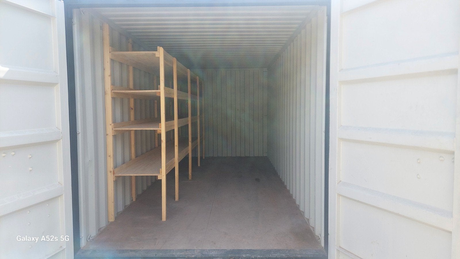 Zeecontainer 20 ft A-kwaliteit met stelling, Ophalen of Verzenden