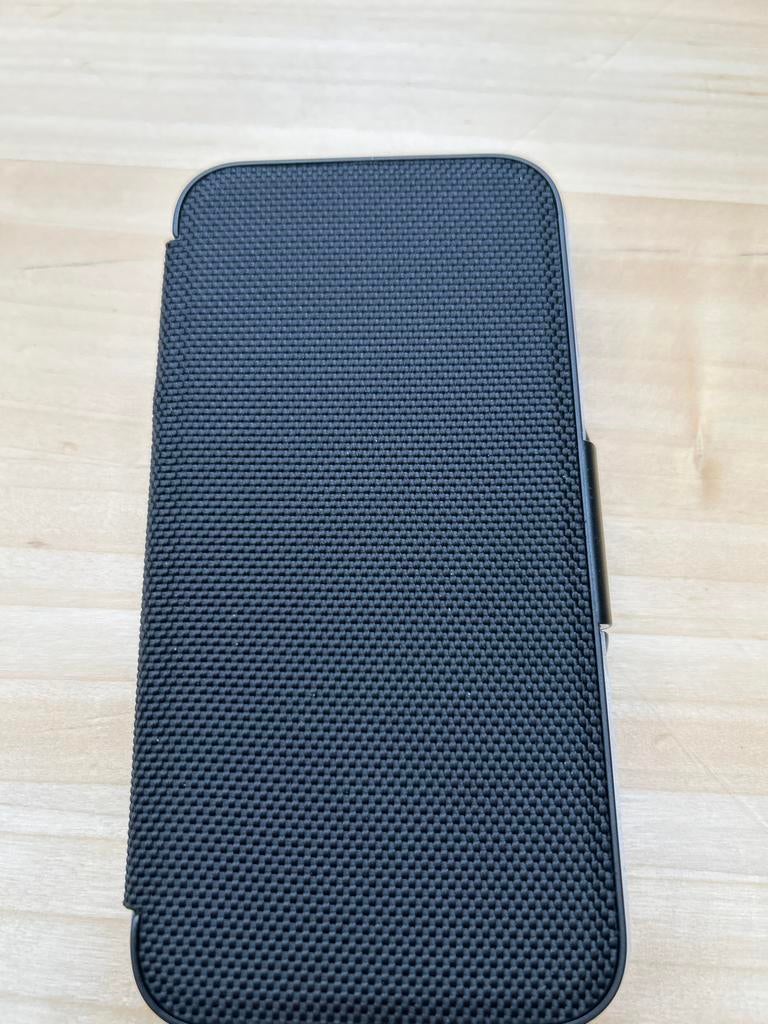 Zwart iPhone hoesje met pasjeshouder, Telecommunicatie, Mobiele telefoons | Hoesjes en Frontjes | Apple iPhone, Zo goed als nieuw