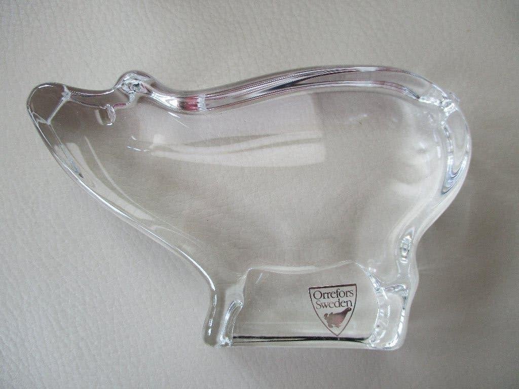 Örrefors - varken - kristal - Zweden, Ophalen of Verzenden, Nieuw, Glas