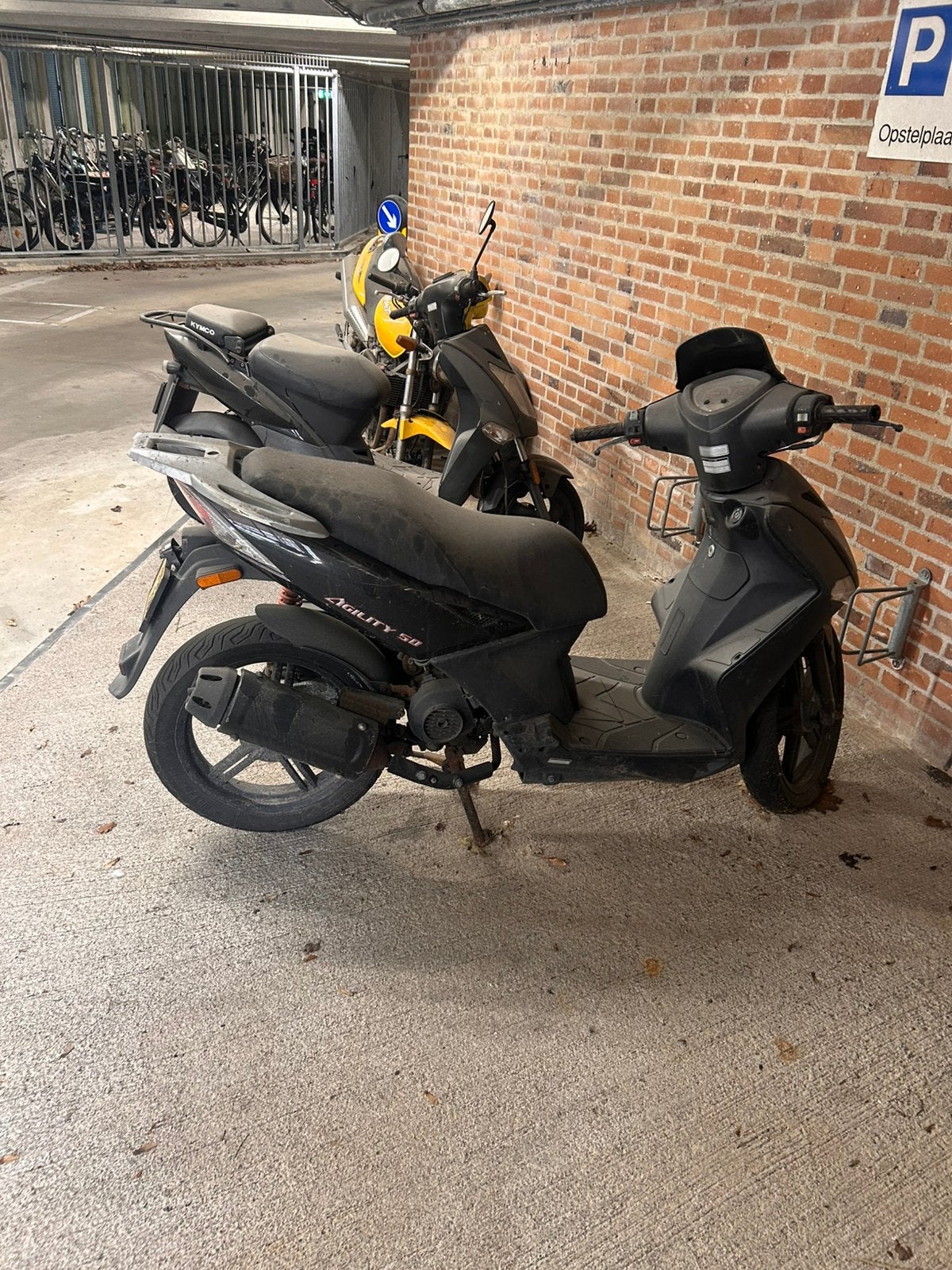 Kymco agility 50 loop of sloop, Ophalen, Zo goed als nieuw, Benzine, Kymco