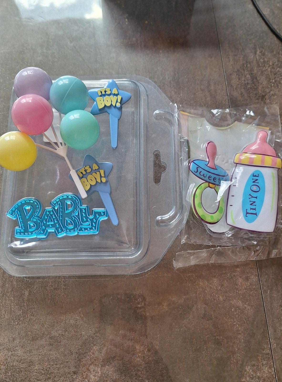 Taarttoppers "It's a boy", Ophalen of Verzenden, Nieuw, Taarten of Cupcakes, Versiering
