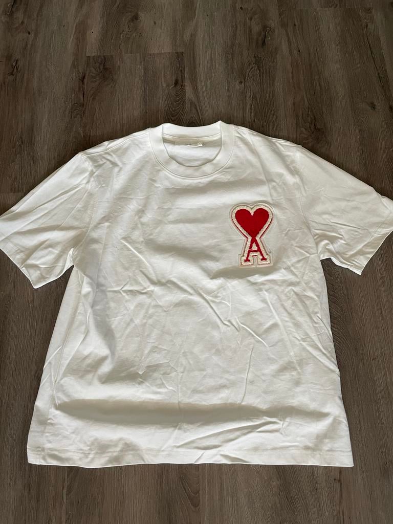 Ami Alexandre Mattiussi T-shirt, Verzenden, Gedragen, Overige maten, Wit