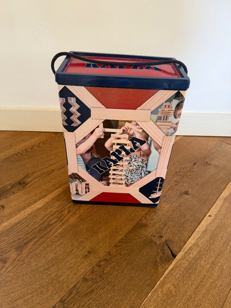 Kapla, complete doos, Kinderen en Baby's, Speelgoed | Houten speelgoed, Ophalen of Verzenden, Gebruikt