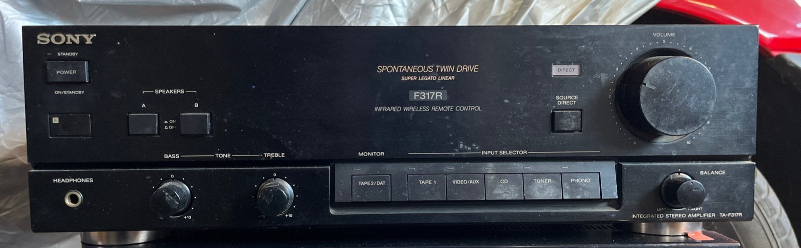 Sony TA-F317R Stereo Versterker - Goede Staat, Gebruikt, Ophalen of Verzenden, 60 tot 120 watt, Sony