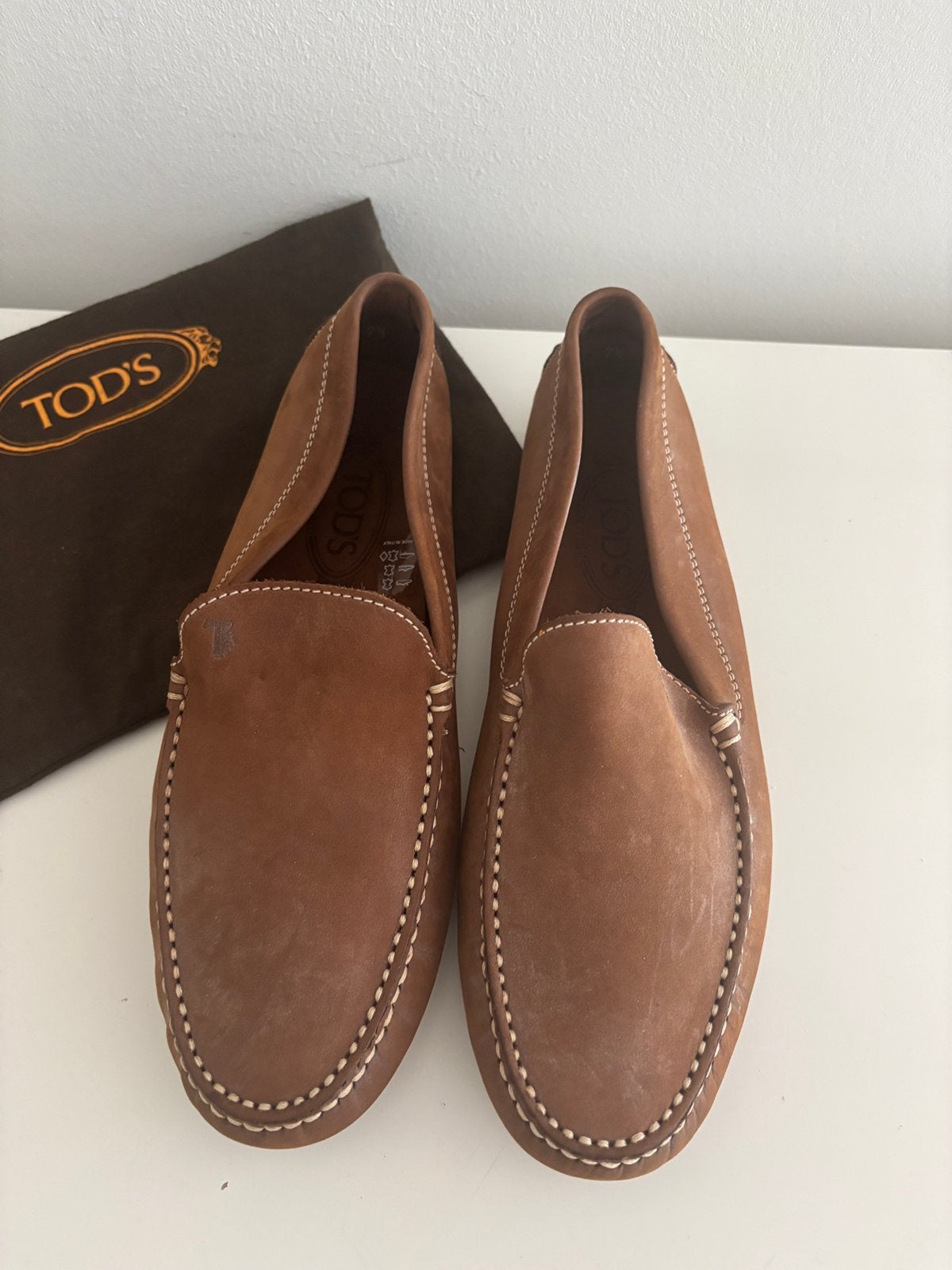 Tod’s mocassin/carshoe bruin maat 7,5 =41 NIEUW, Kleding | Heren, Schoenen, Bruin, Verzenden, Nieuw, Espadrilles of Moccasins