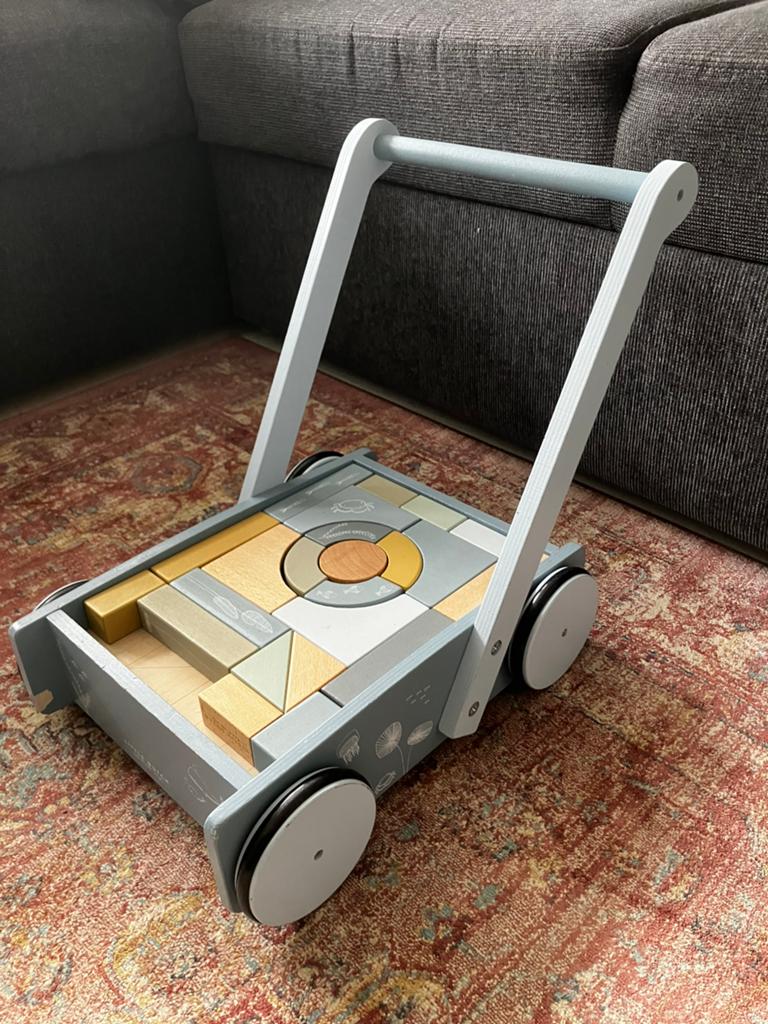 Little Dutch Blokkenkar, Kinderen en Baby's, Speelgoed | Houten speelgoed, Ophalen, Gebruikt, Overige typen