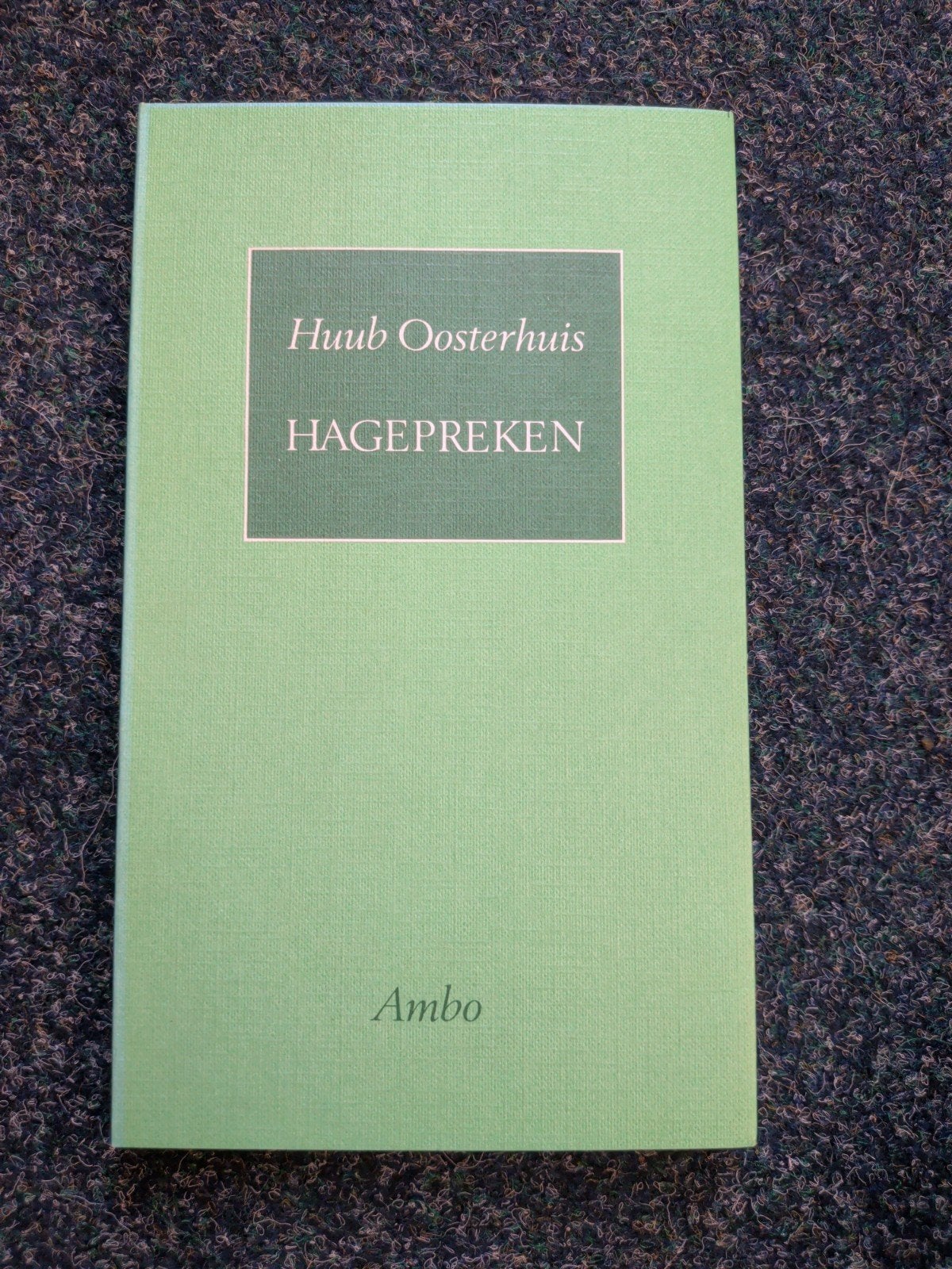 Huub Oosterhuis - Hagepreken (Zo goed als nieuw), Ophalen of Verzenden, Zo goed als nieuw, Huub Oosterhuis, Christendom | Katholiek