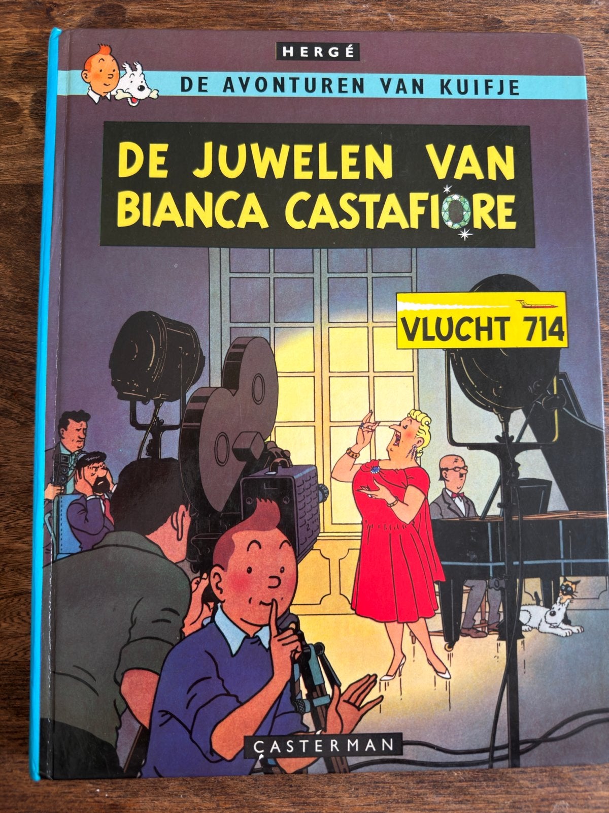 Kuifje: De Juwelen van Bianca Castafiore & Vlucht 714, Boeken, Eén stripboek, Ophalen, Gelezen