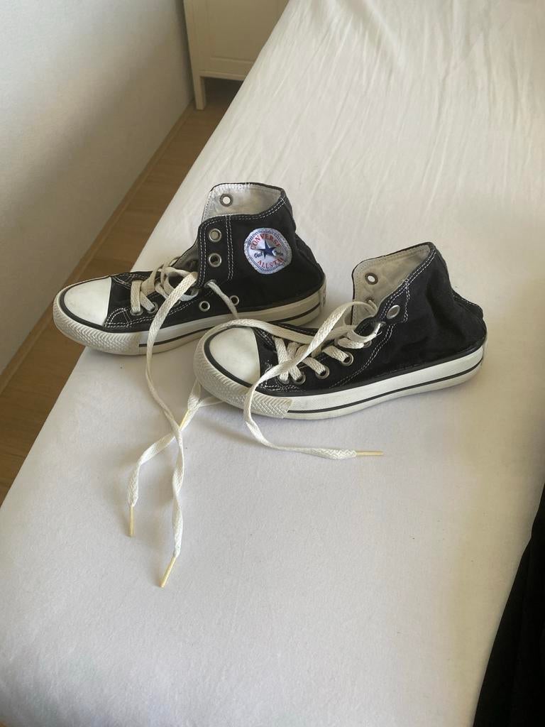 Converse All Star hoge sneakers zwart maat 36, Gebruikt, Jongen of Meisje, Schoenen, Ophalen of Verzenden