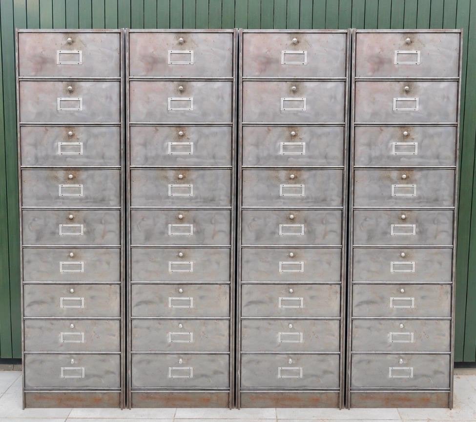 Vintage Industriële apothekerskast - 4 Losse Elementen, Ophalen, Gebruikt
