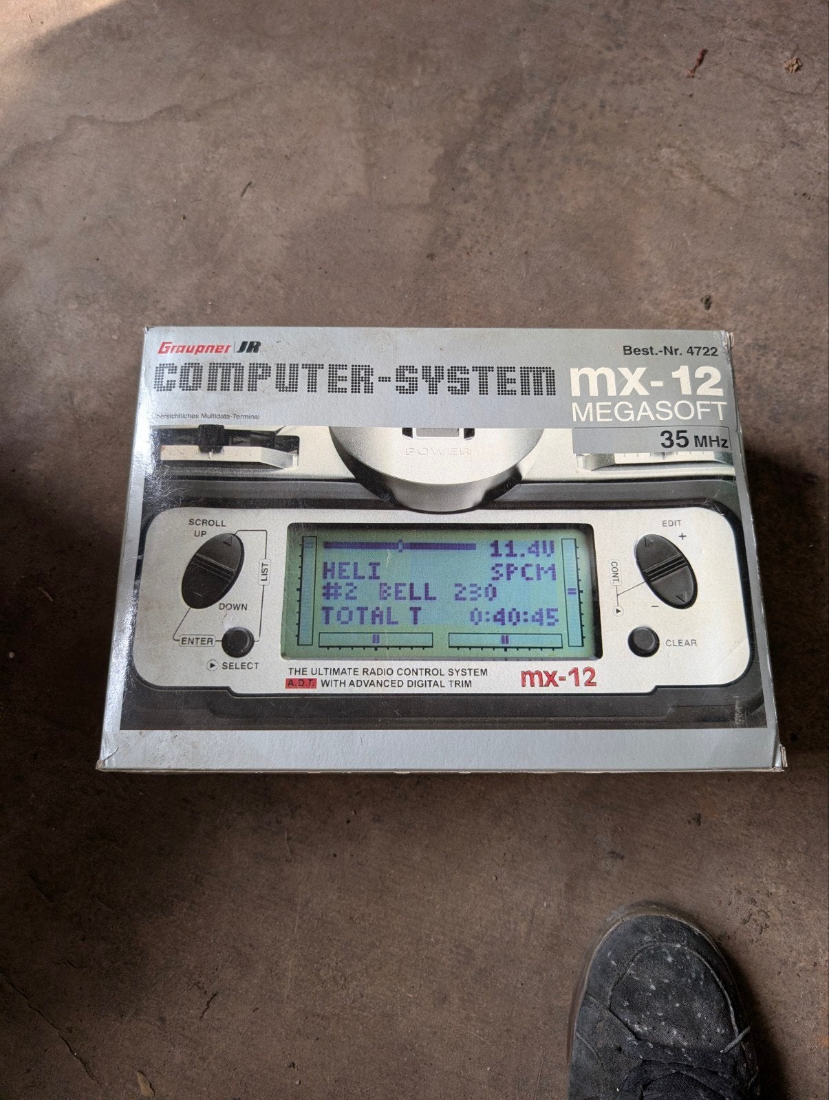 Graupner JR MX-12 Megasoft Zender - Uitstekende Staat, Ophalen of Verzenden, Zo goed als nieuw, Overige typen