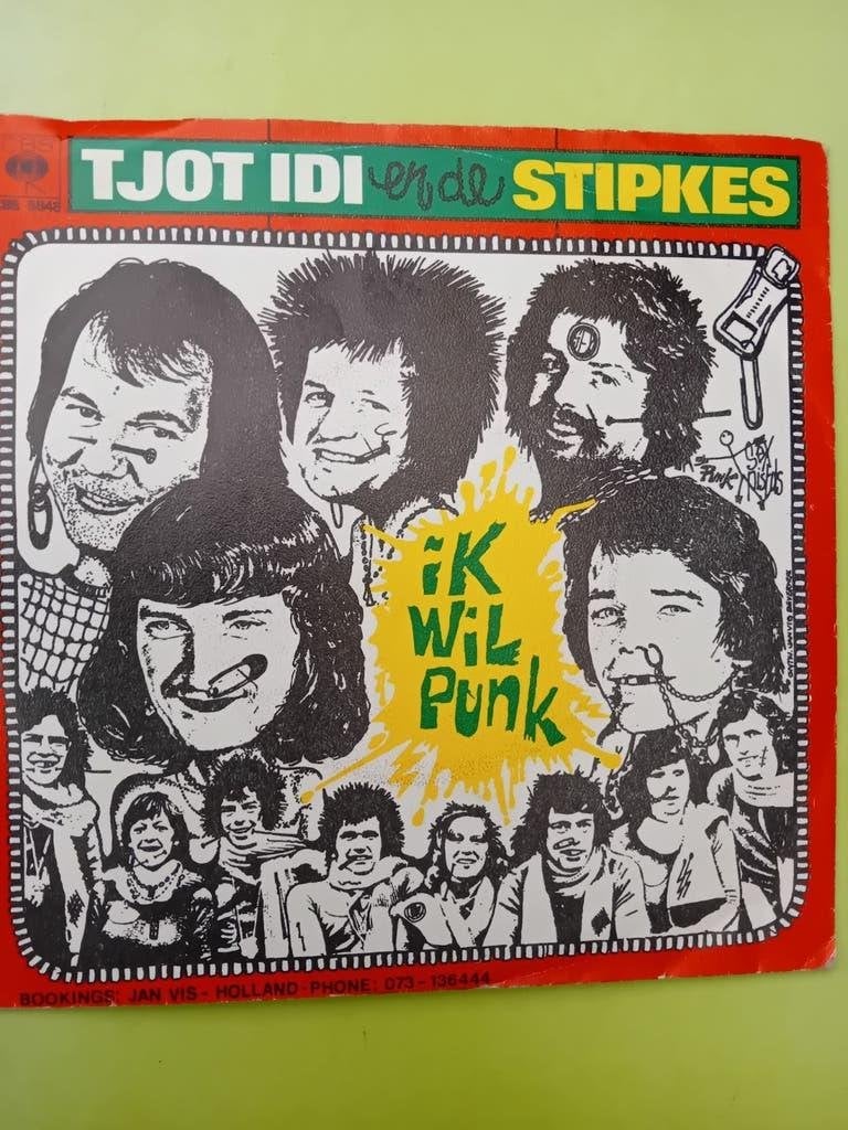 Tjot Idi en de Stipkes - Ik Wil Punk / Karnavale Medley, EP, Gebruikt, Pop, 7 inch