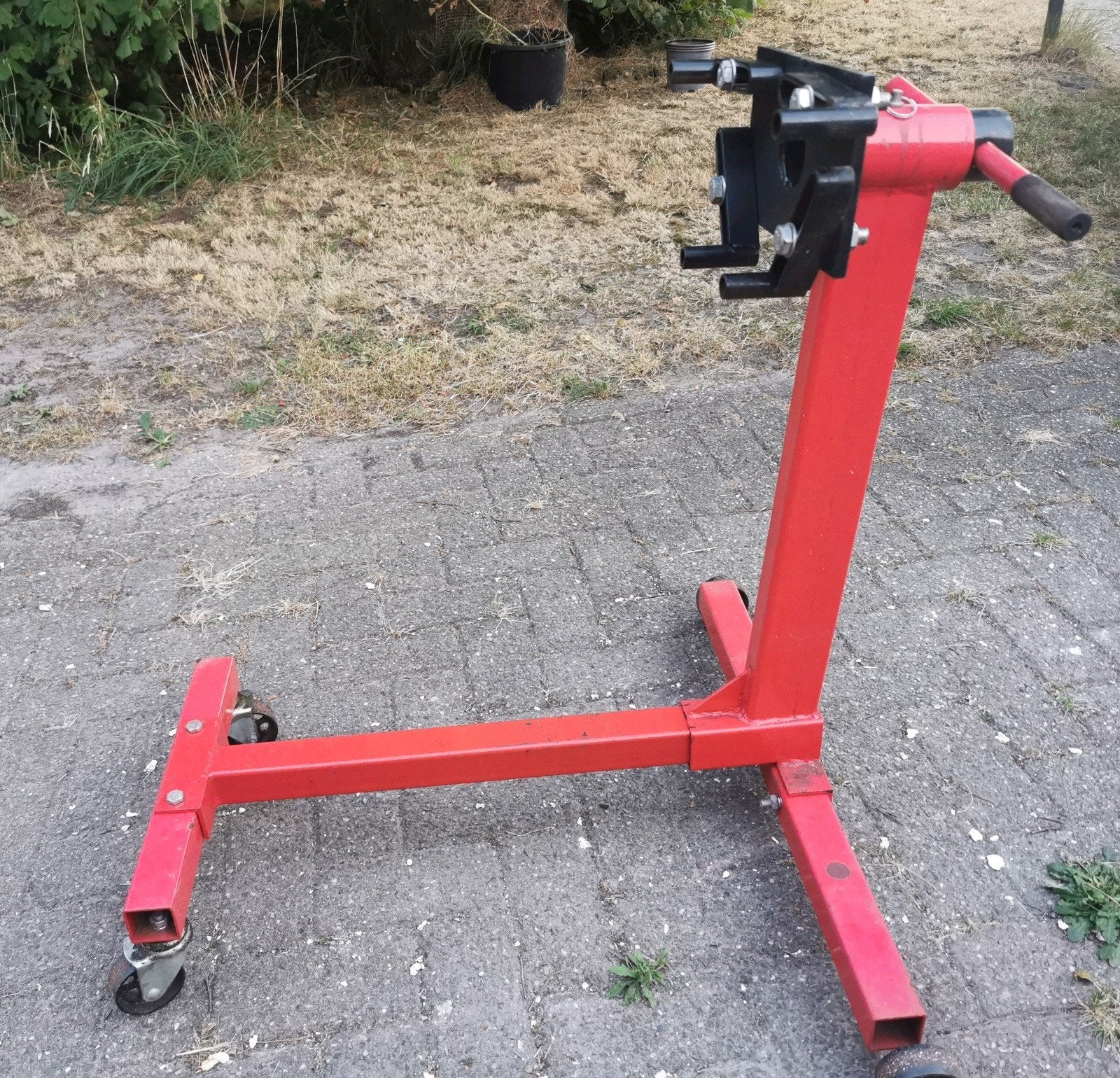 HBM 450 KG Motor Montagesteun - Robuust en Verrijdbaar, Ophalen of Verzenden, Gebruikt