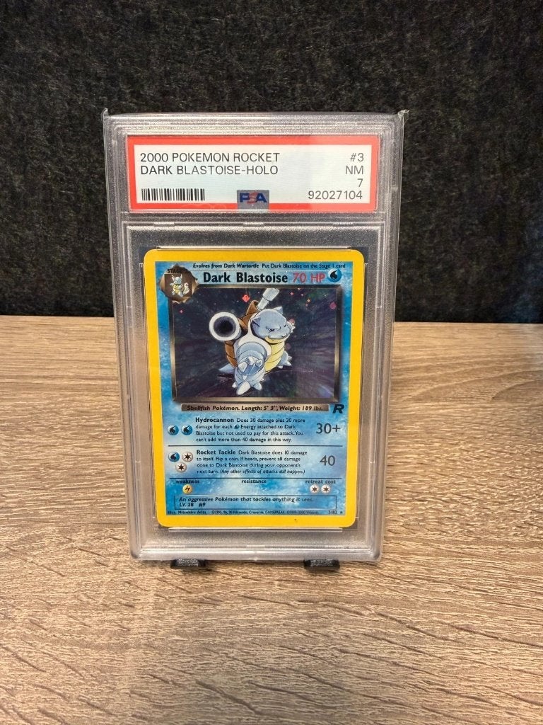 Pokémon | Dark Blastoise | Psa 7 | 3/82 | Holo | 2000, Ophalen of Verzenden, Zo goed als nieuw