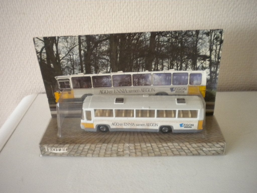 Model autobus AEGON in blister, Hobby en Vrije tijd, Modelauto's | 1:87, Ophalen of Verzenden, Nieuw, Bus of Vrachtwagen