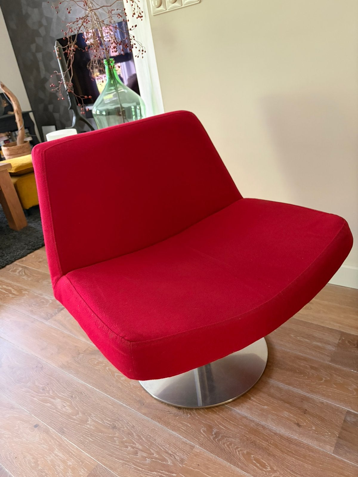 Fauteuil rood, Ophalen, Gebruikt, Minder dan 75 cm, 50 tot 75 cm