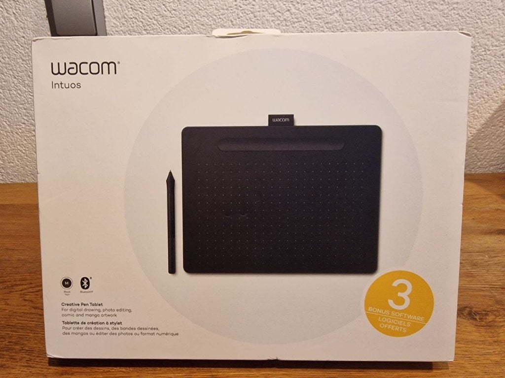 Wacom Intuos M - Drawing tablet - Bluetooth 4.2 - Black New!, Computers en Software, Tekentablets, Ophalen of Verzenden, Nieuw