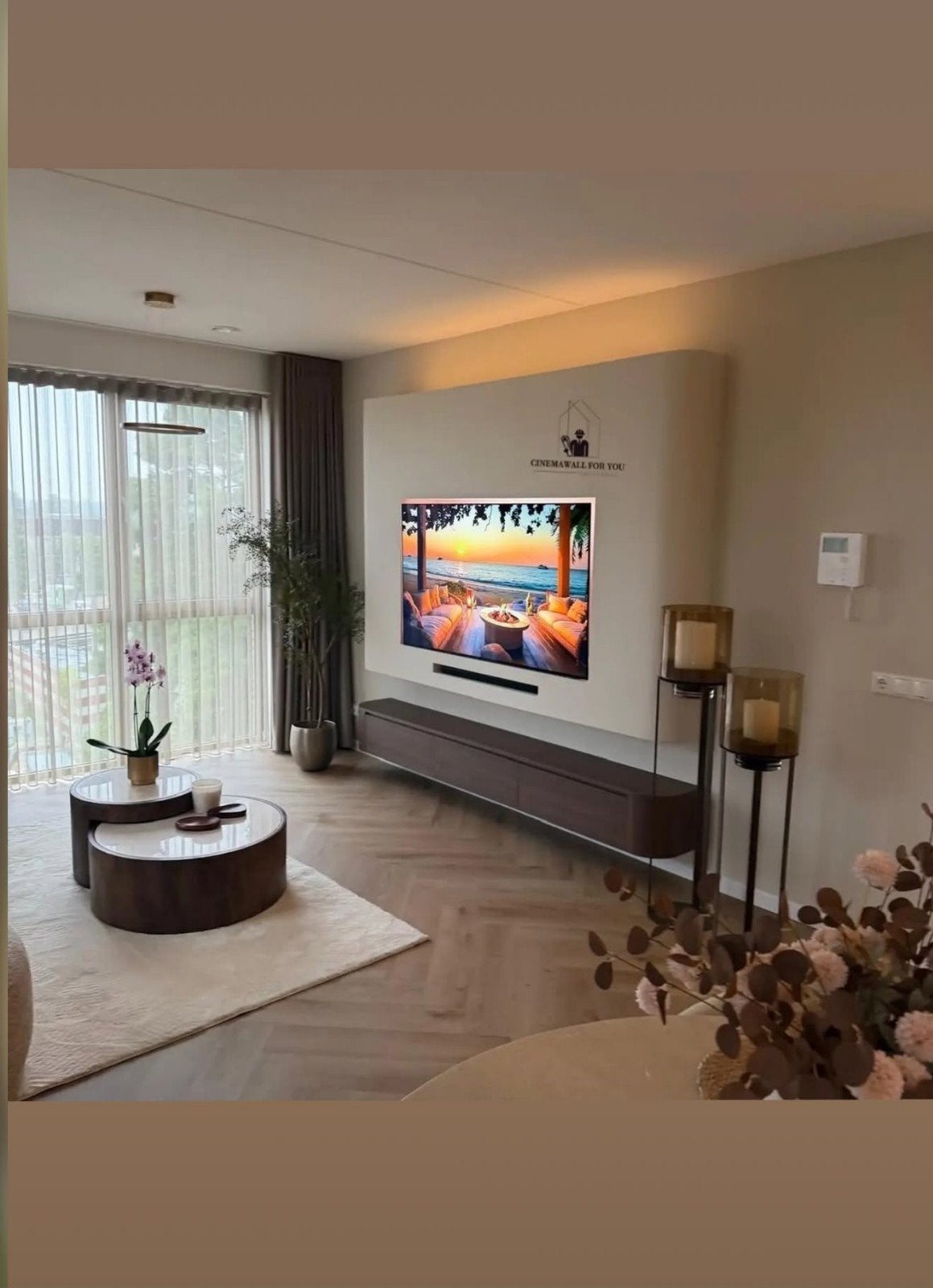 Cinewall.Luxe design op maat.️ Binnen 1 dag klaar., Huis en Inrichting, Overige materialen, 200 cm of meer, Nieuw, Ophalen of Verzenden