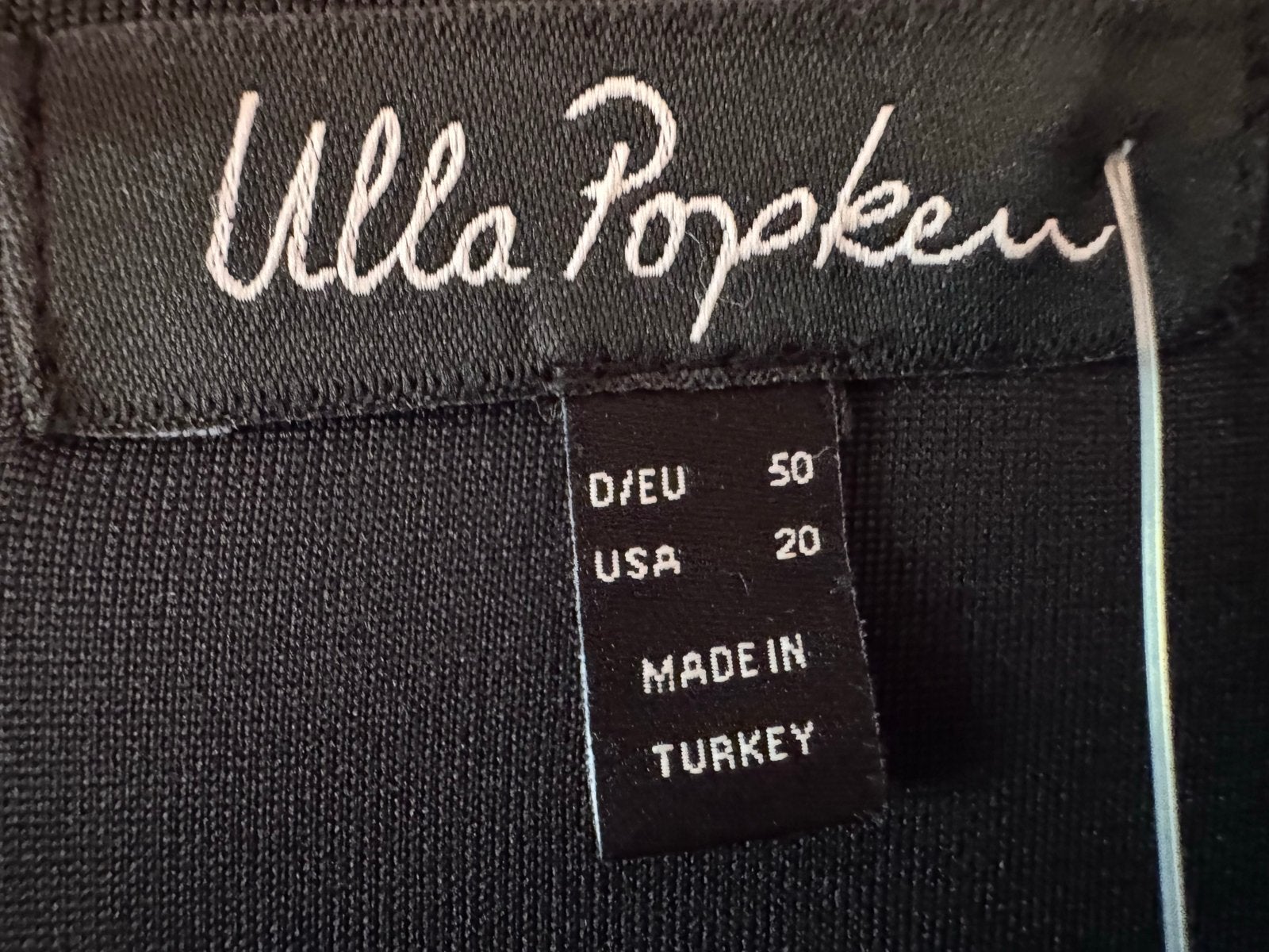 Ulla Popken Zomerjurk Maat 50 Blauw Wit Nieuw met Label, Blauw, Maat 46/48 (XL) of groter, Nieuw, Ophalen of Verzenden