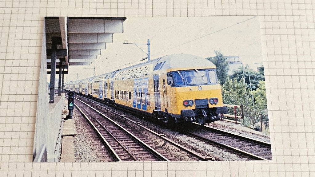 Foto TREIN NS Nederlandse Spoorwegen DDM Dubbeldekker, Verzenden, Gebruikt, Trein, Overige typen