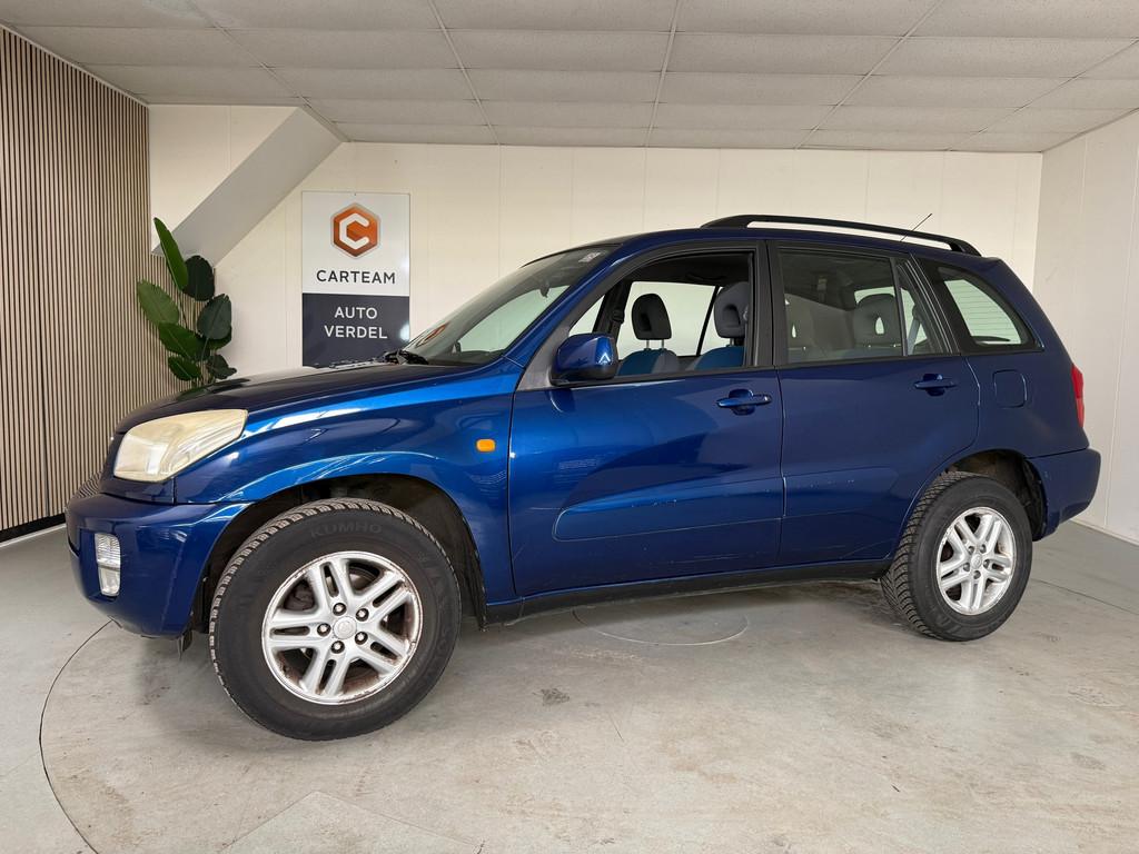 Toyota RAV4 1.8-16V VVT-i Luna Airco, LMV, Auto's, Toyota, Voorwielaandrijving, Gebruikt, 4 cilinders, Blauw