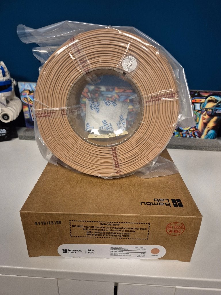 Bambu Lab PLA Matte refill - Caramel (1kg), Computers en Software, Ophalen of Verzenden, Nieuw, Filamentrollen