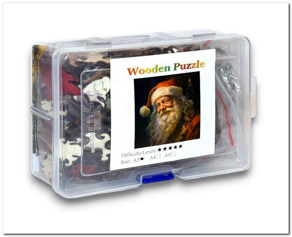 Santa Claus - MJCM Product - 226 Stukjes, Ophalen of Verzenden, Minder dan 500 stukjes, Zo goed als nieuw, Legpuzzel