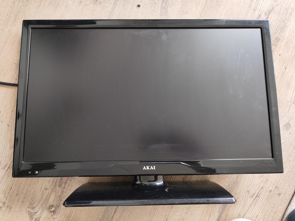 AKAI AL2208TBK TV - Geen afstandsbediening, Ophalen, Gebruikt, Overige merken