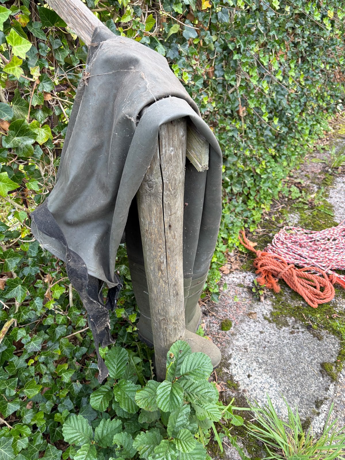 Groene waadbroek / lieslaarzen, Ophalen of Verzenden, Gedragen