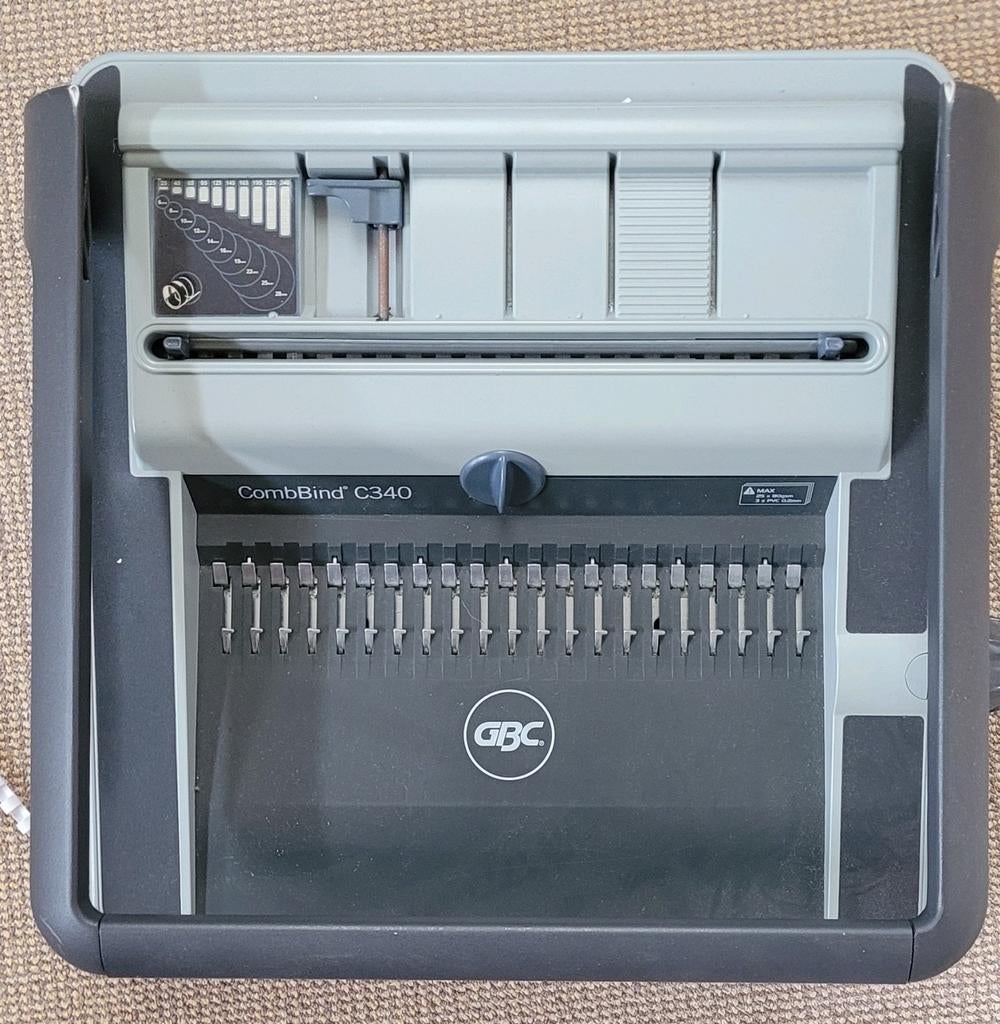 GBC CombBind C340 Inbindmachine, Diversen, Bureau-accessoires, Gebruikt, Ophalen of Verzenden