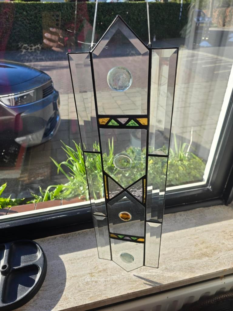 Glas in lood raamhangers, 2 stuks, Ophalen of Verzenden
