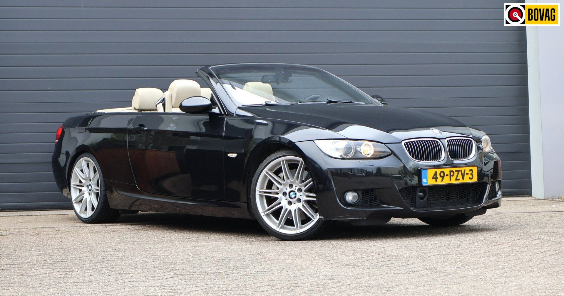 BMW 3-serie Cabrio 335i Leder/Navi/Memory/Luxe/PDC, Automaat, Achterwielaandrijving, Gebruikt, Beige