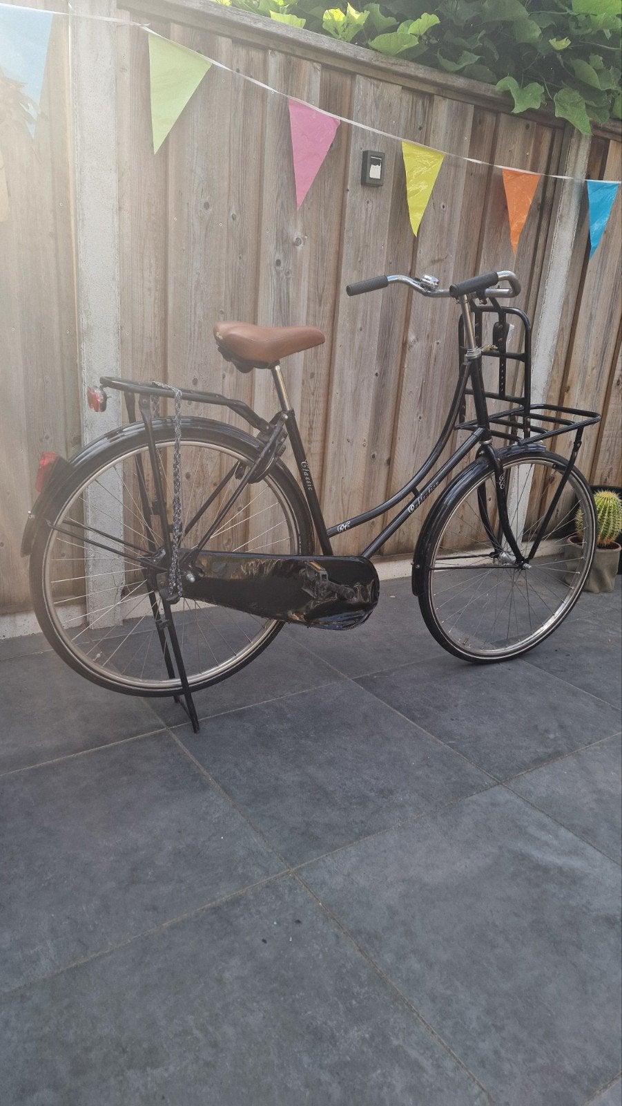 Omafiets met bagagerek, 56 cm of meer, Ophalen, Gebruikt, Terugtraprem