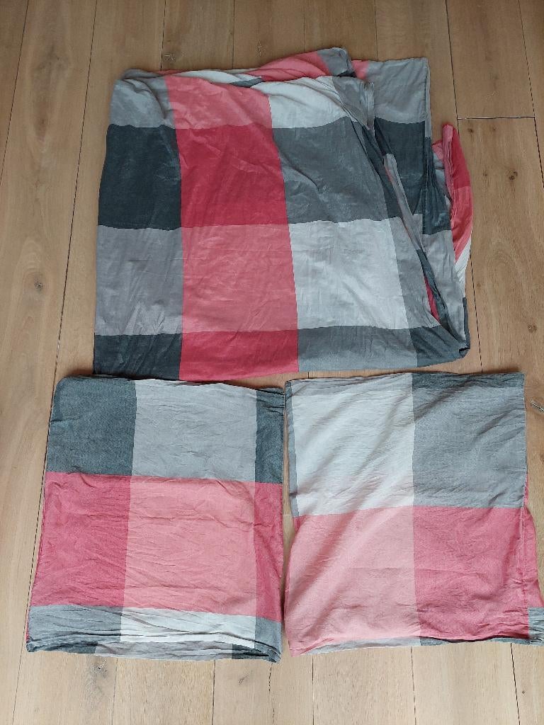 Dekbedovertrek 200x200 cm, Huis en Inrichting, Ophalen of Verzenden, Gebruikt, Tweepersoons, Dekbedovertrek