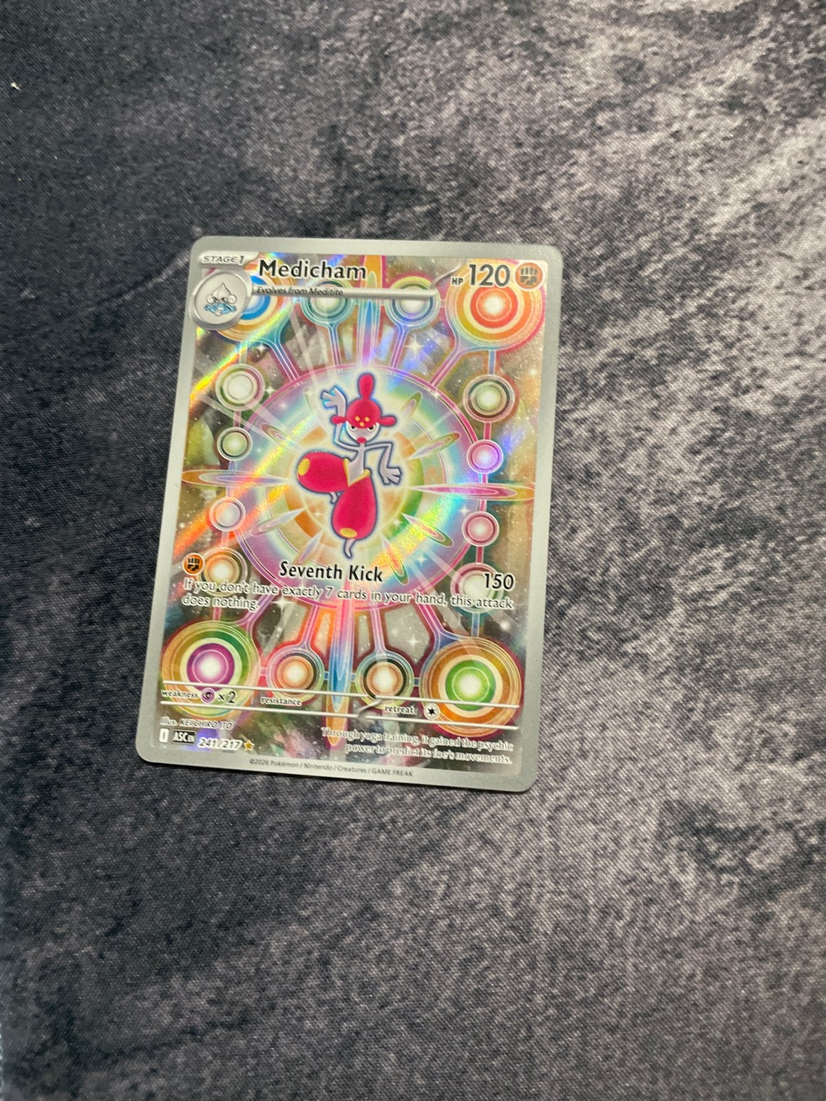 Medicham V Full Art (211/277) - Pokémon Kaart, Verzenden, Zo goed als nieuw, Losse kaart, Foil