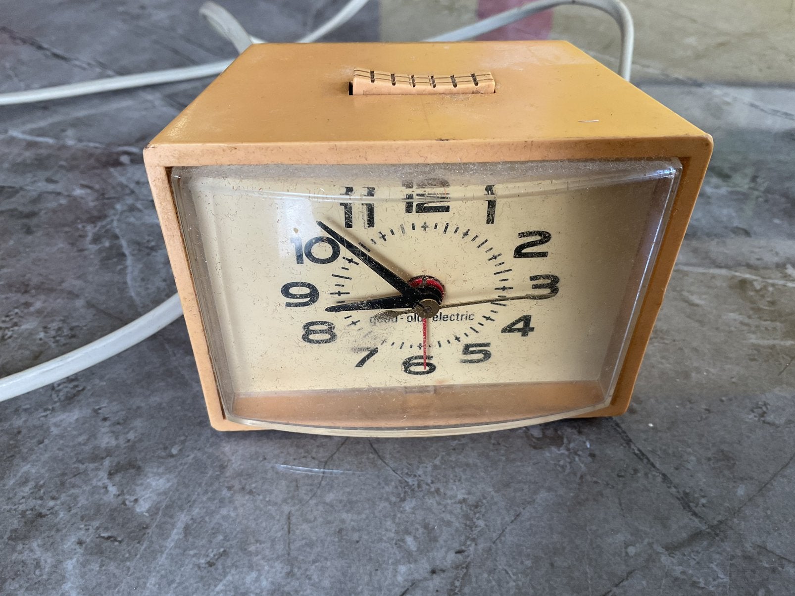 Vintage electrische wekker, Verzenden, Gebruikt, Analoog