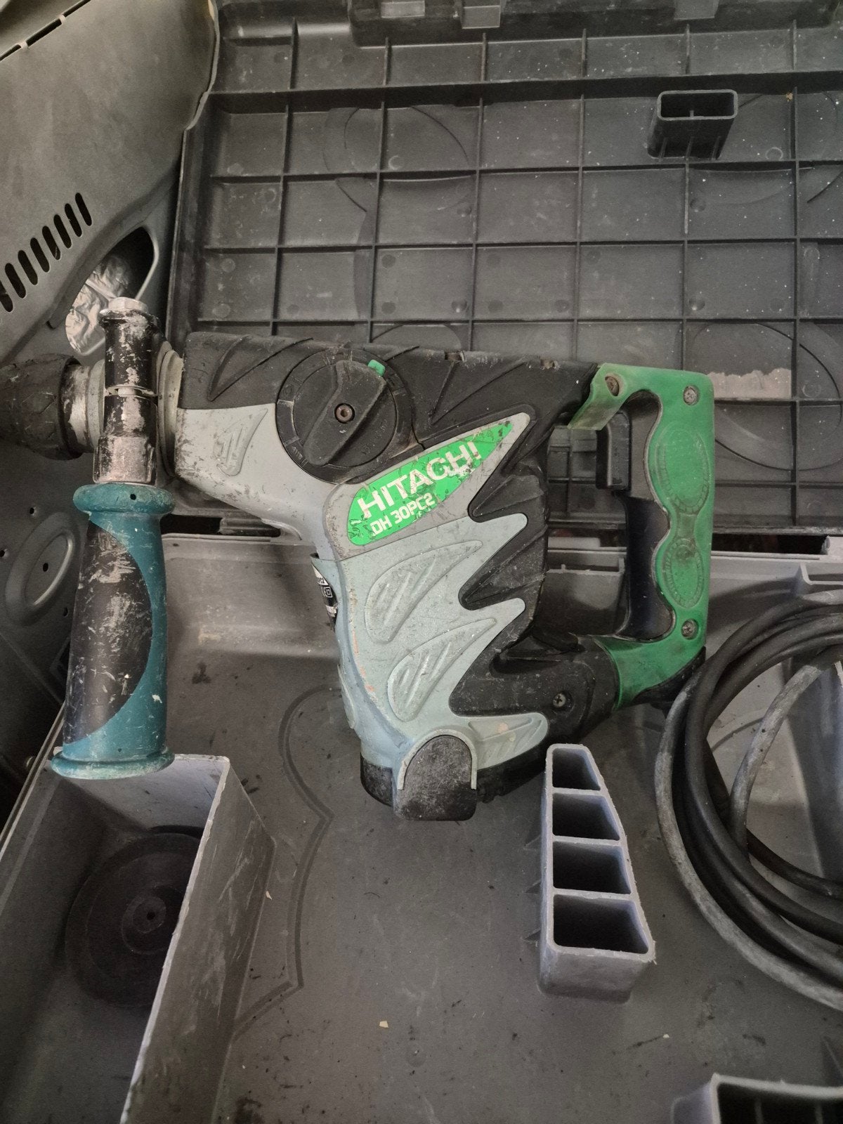 Hitachi DH 30PC2 Boorhamer - Gebruikt, Boor- en/of Breekhamer, Ophalen of Verzenden, Klopboormechanisme, Gebruikt
