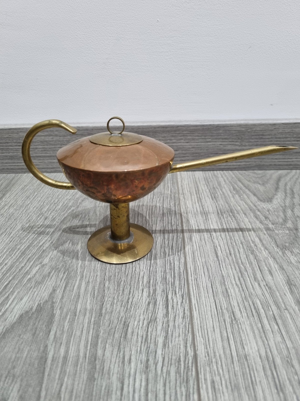 antieke kannetje koper / messing, Ophalen of Verzenden