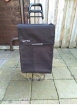 boodschappen troley, Ophalen, 40 tot 60 cm, Zwart, Zo goed als nieuw