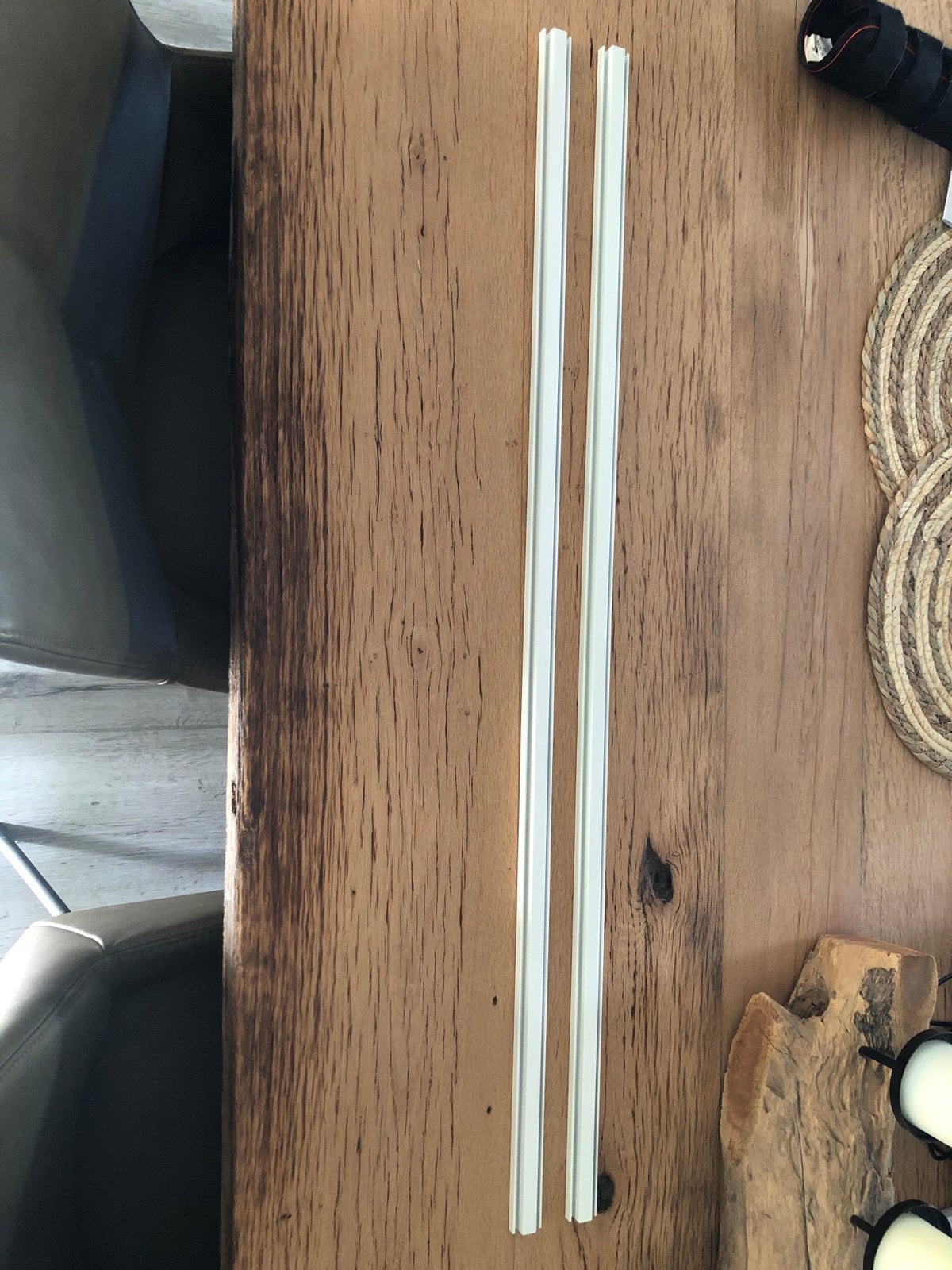 2x Cando Tussenprofiel Aluminium Wit - 100 cm voor horren, Doe-het-zelf en Verbouw, Ophalen, Minder dan 80 cm, Hordeur, Minder dan 200 cm