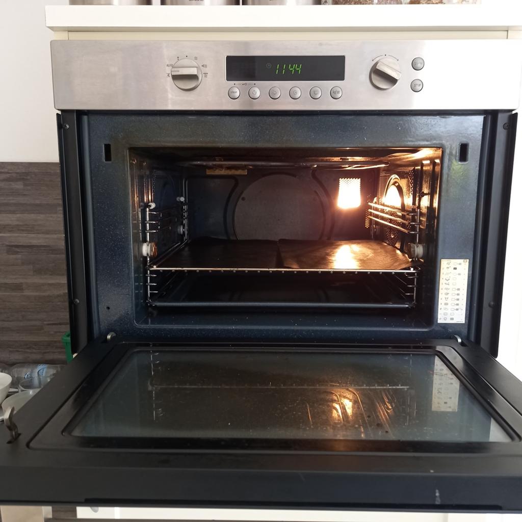 Inbouw combi oven/magnetron, Witgoed en Apparatuur, Ovens, Ophalen, 45 tot 50 cm, Gebruikt, Pelgrim