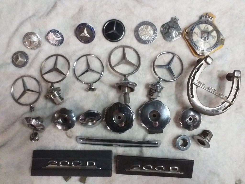 Mercedes oldtimer sterren – type emblemen - naafdoppen, Ophalen of Verzenden, Gebruikt